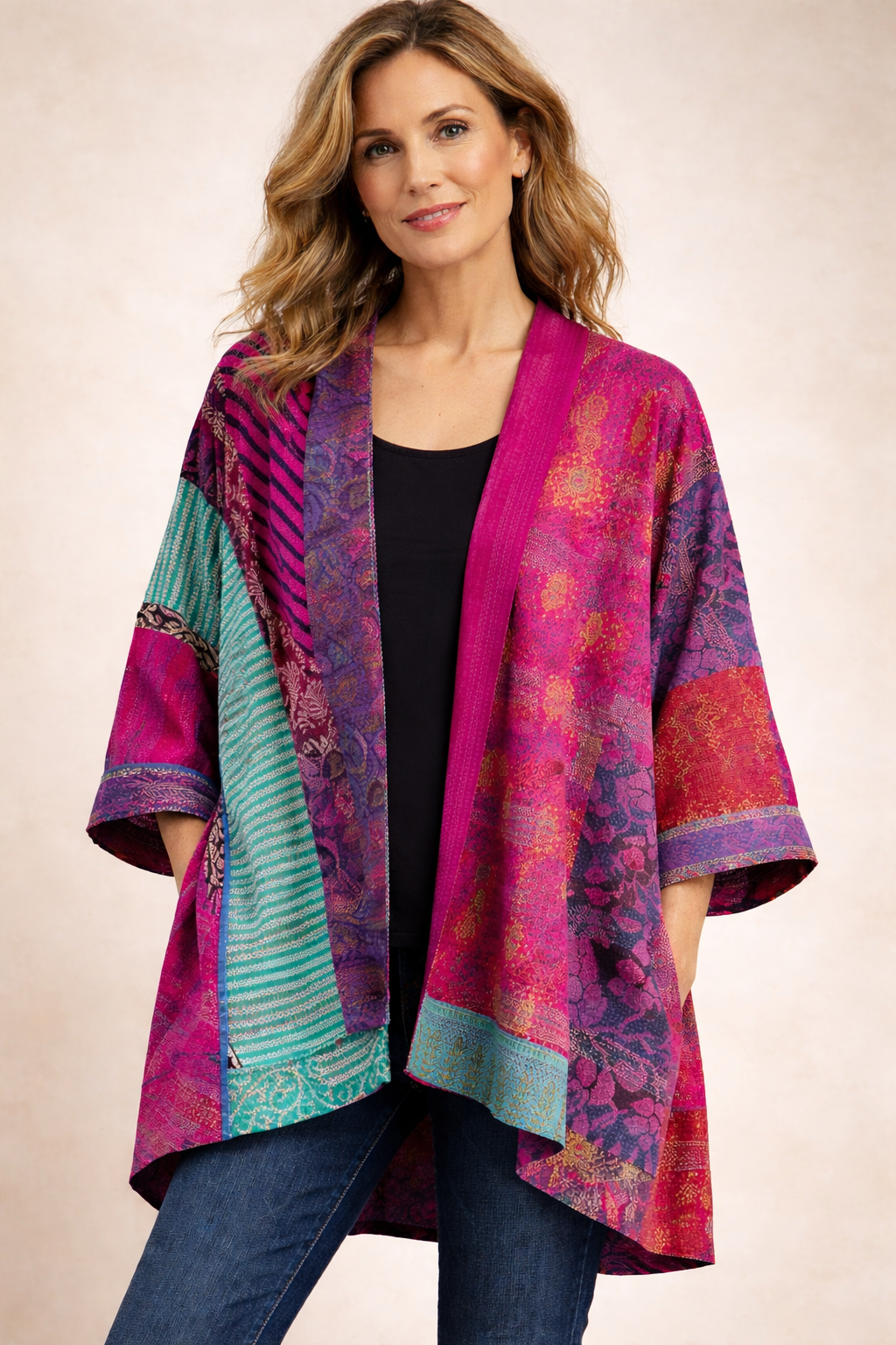 Zara | Bohemian Patchwork Kimono