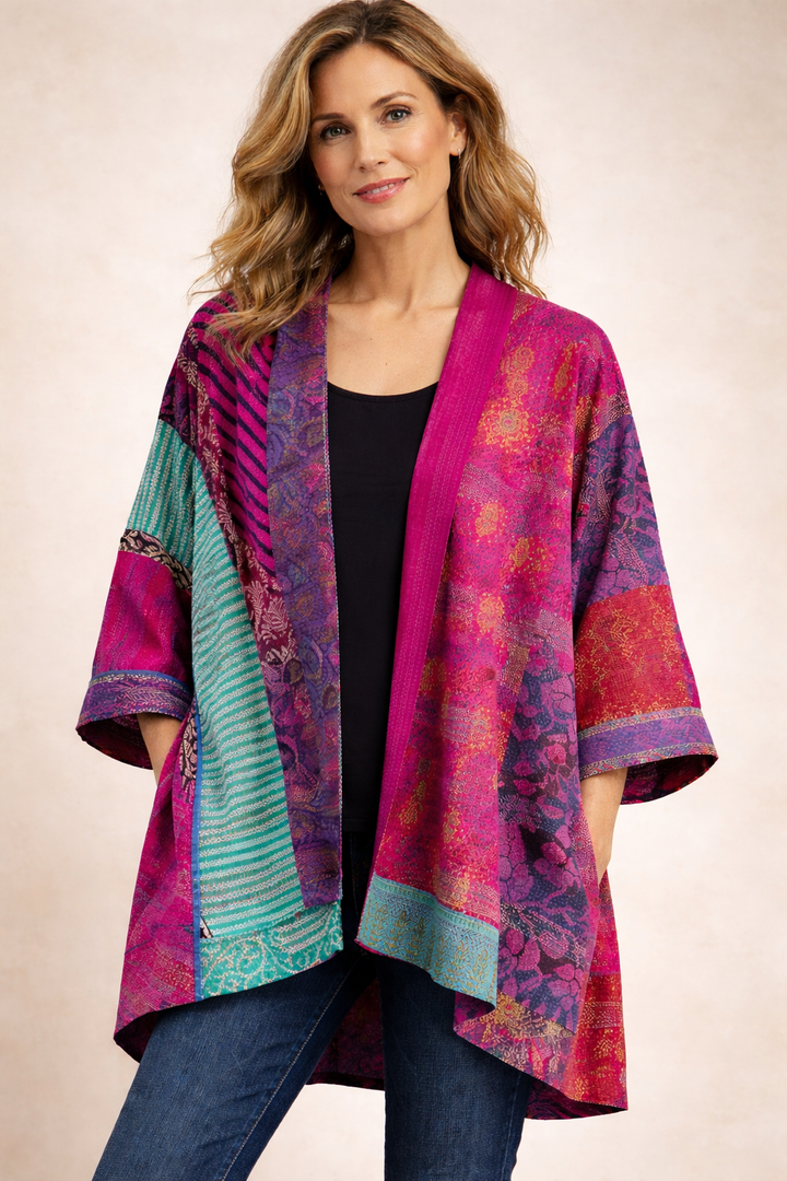 Zara | Bohemian Patchwork Kimono