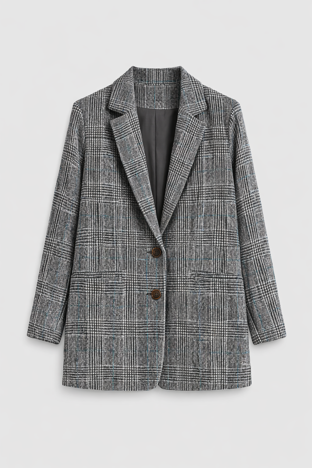 Charlotte | Classic Plaid Blazer