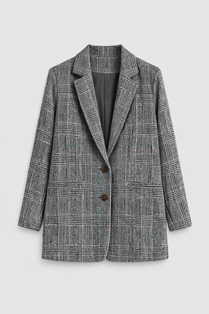 Charlotte | Classic Plaid Blazer