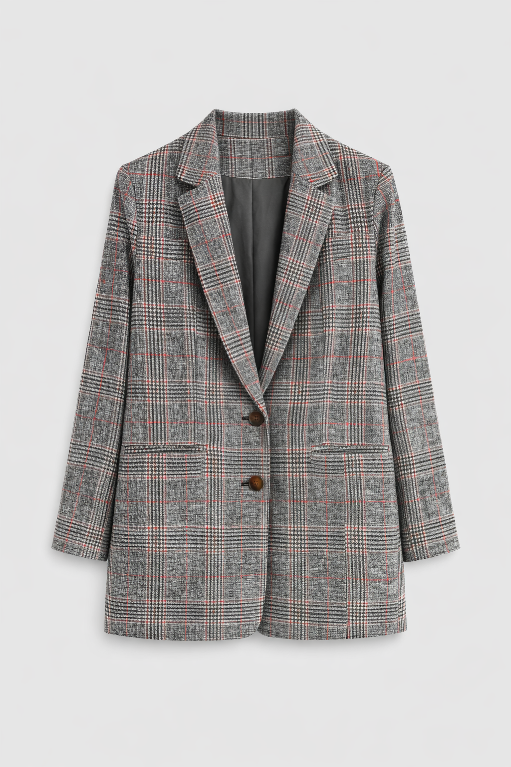 Charlotte | Classic Plaid Blazer