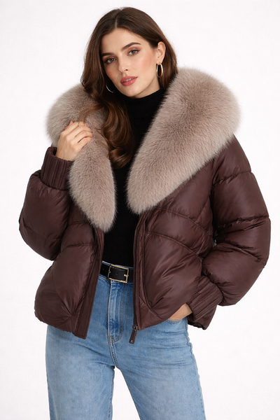 Valentina | Faux Fur Collar Puffer Jacket