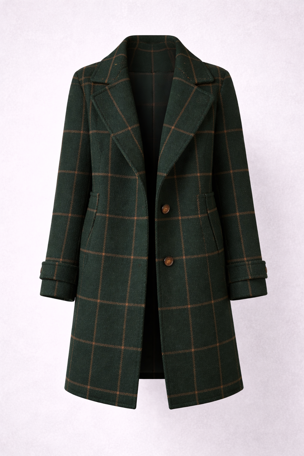 Harper | Plaid Wool Blend Coat