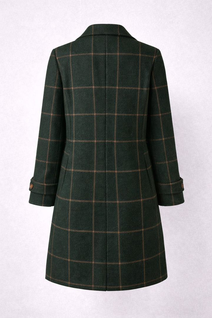 Harper | Plaid Wool Blend Coat