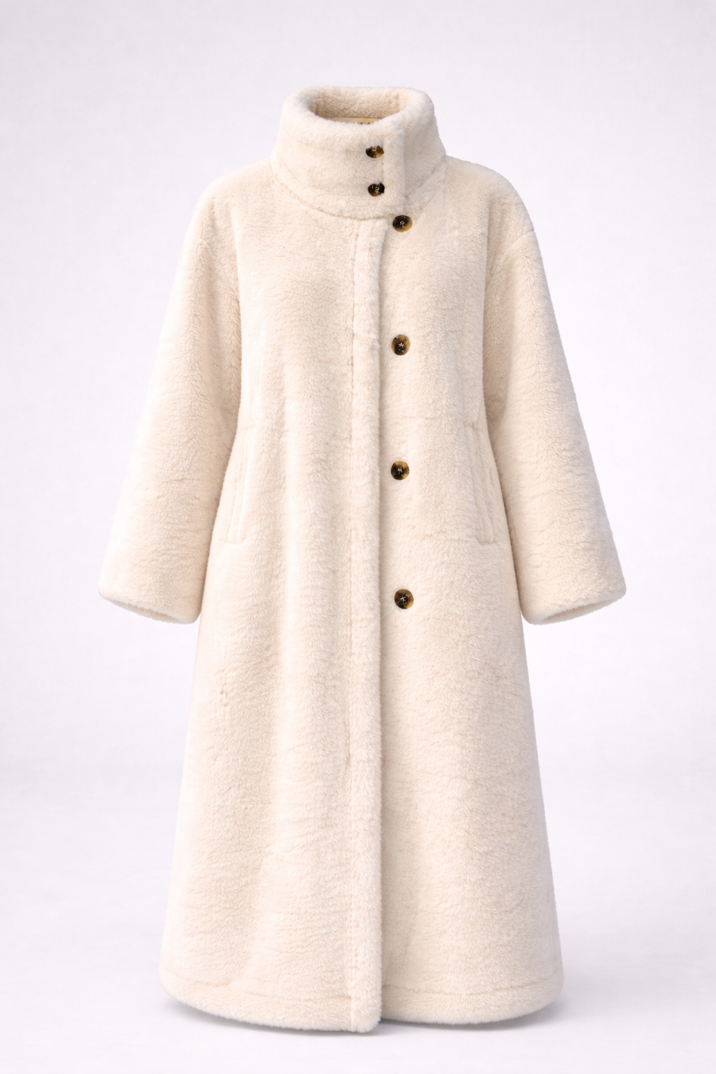 Elara | Long Teddy Coat