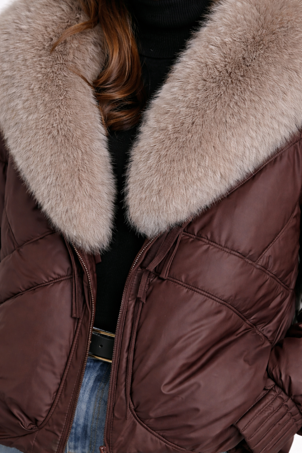 Valentina | Faux Fur Collar Puffer Jacket