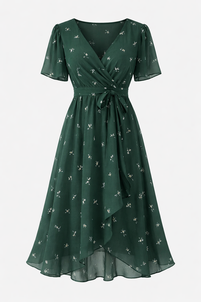 Aria | Mosaic Print Midi Dress