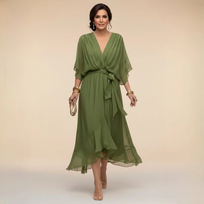 Gabriella | Flowy Dress with V-Neck
