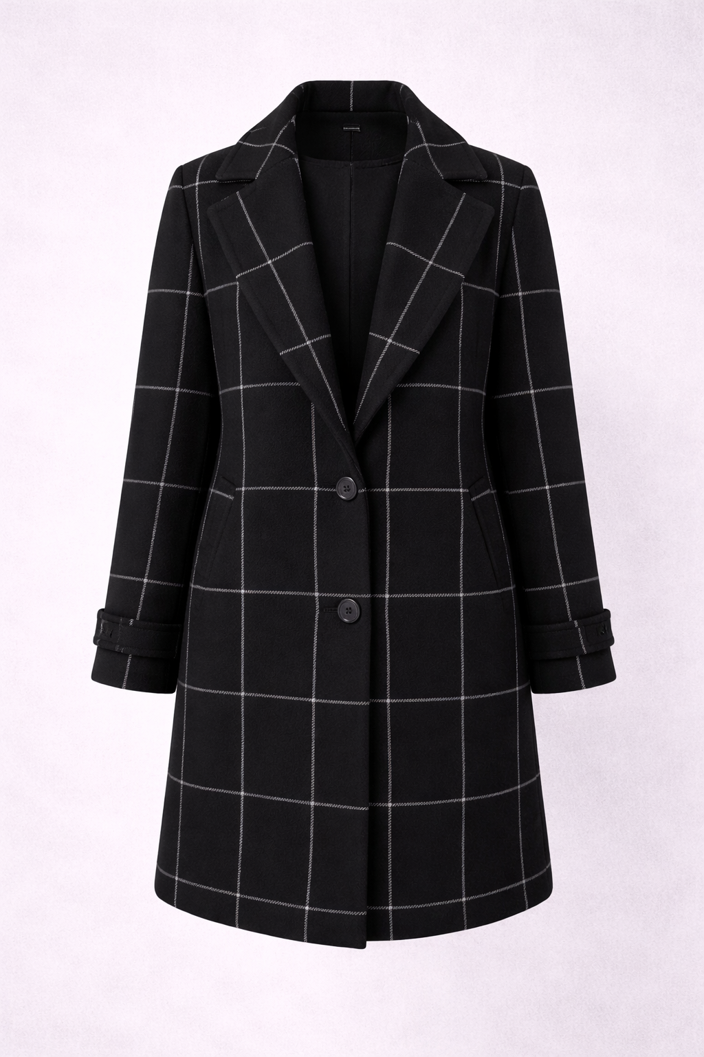 Harper | Plaid Wool Blend Coat