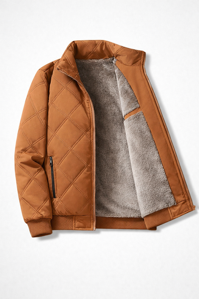 Matteo | Quilted Sherpa-Lined Winter Jacket