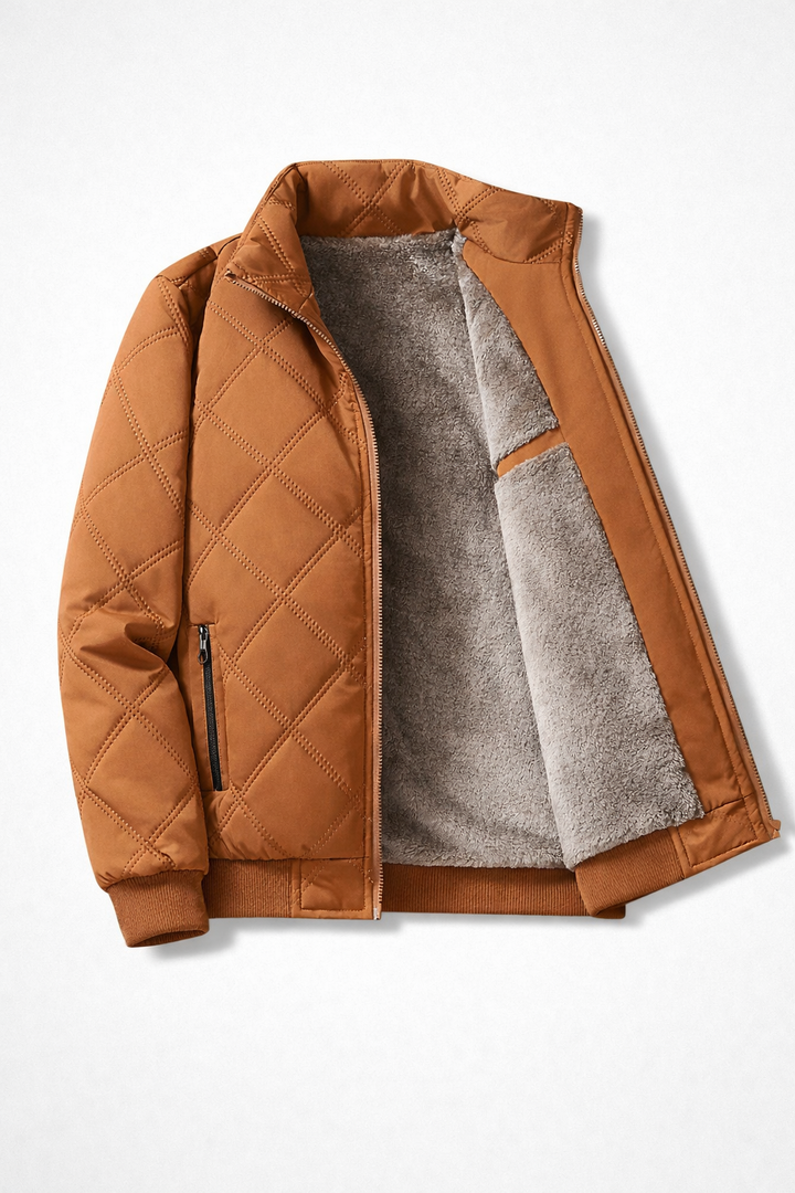 Matteo | Quilted Sherpa-Lined Winter Jacket