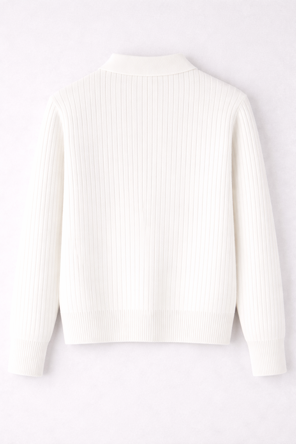 Noah | Ribbed Knit Polo Sweater