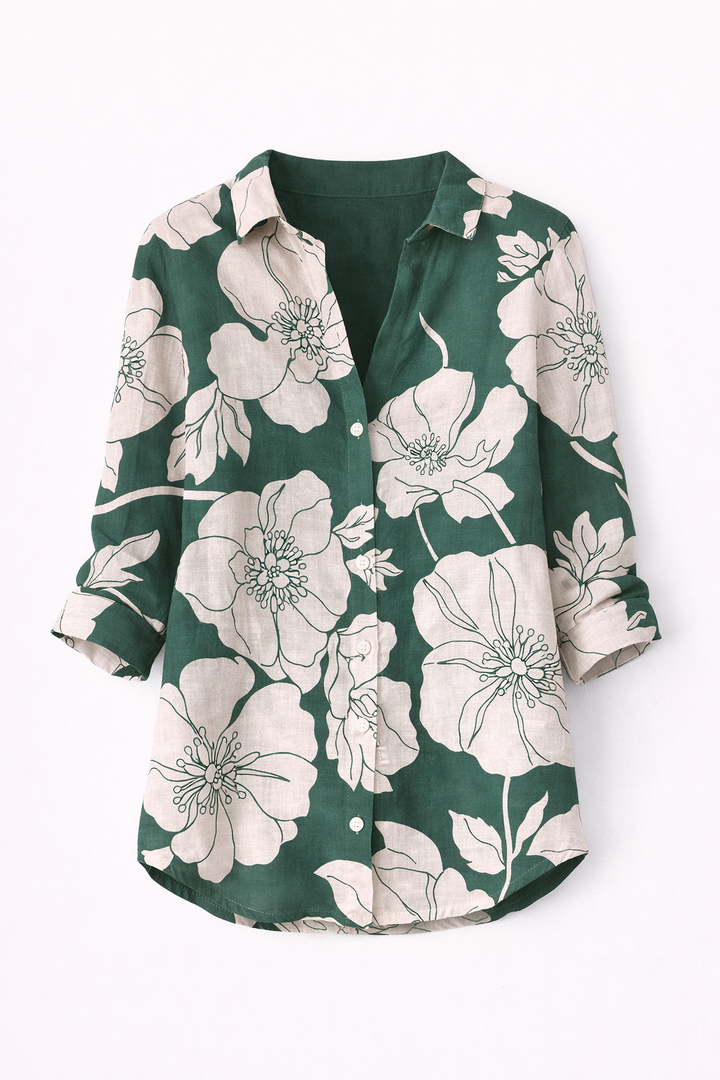 Elena | Relaxed Button-Up Blouse