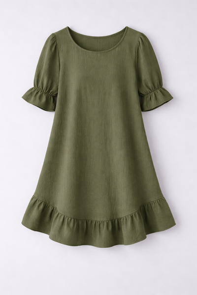 Livia | Ruffle Hem Mini Dress