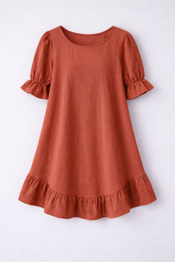 Livia | Ruffle Hem Mini Dress