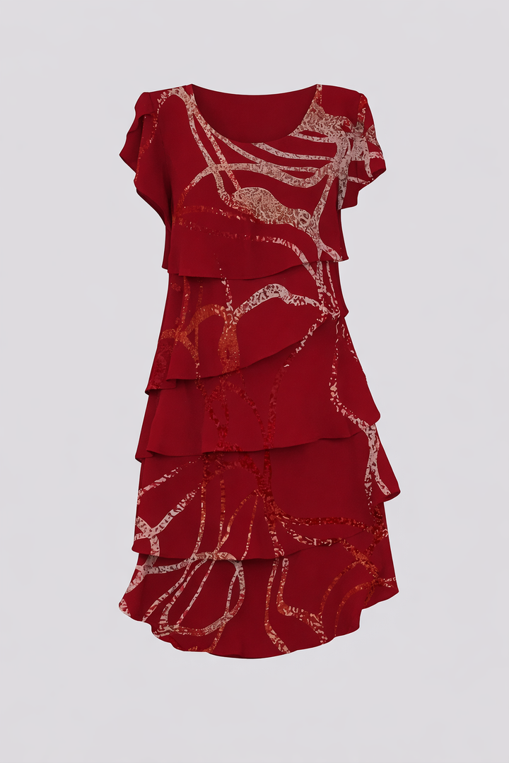 Sabrina | Layered Chiffon Dress