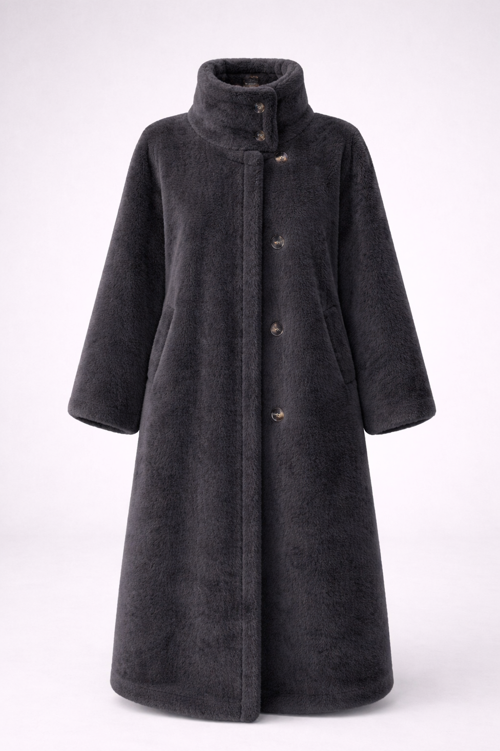 Elara | Long Teddy Coat