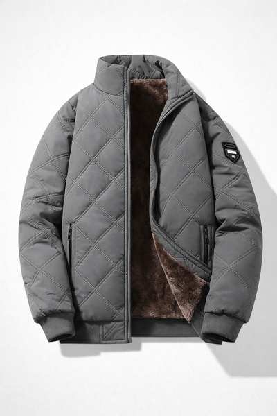 Matteo | Quilted Sherpa-Lined Winter Jacket