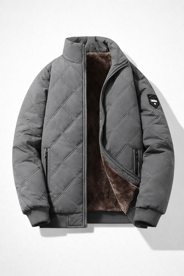 Matteo | Quilted Sherpa-Lined Winter Jacket