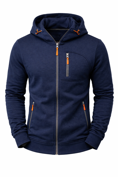 Ethan | Zip-Up Utility Hoodie
