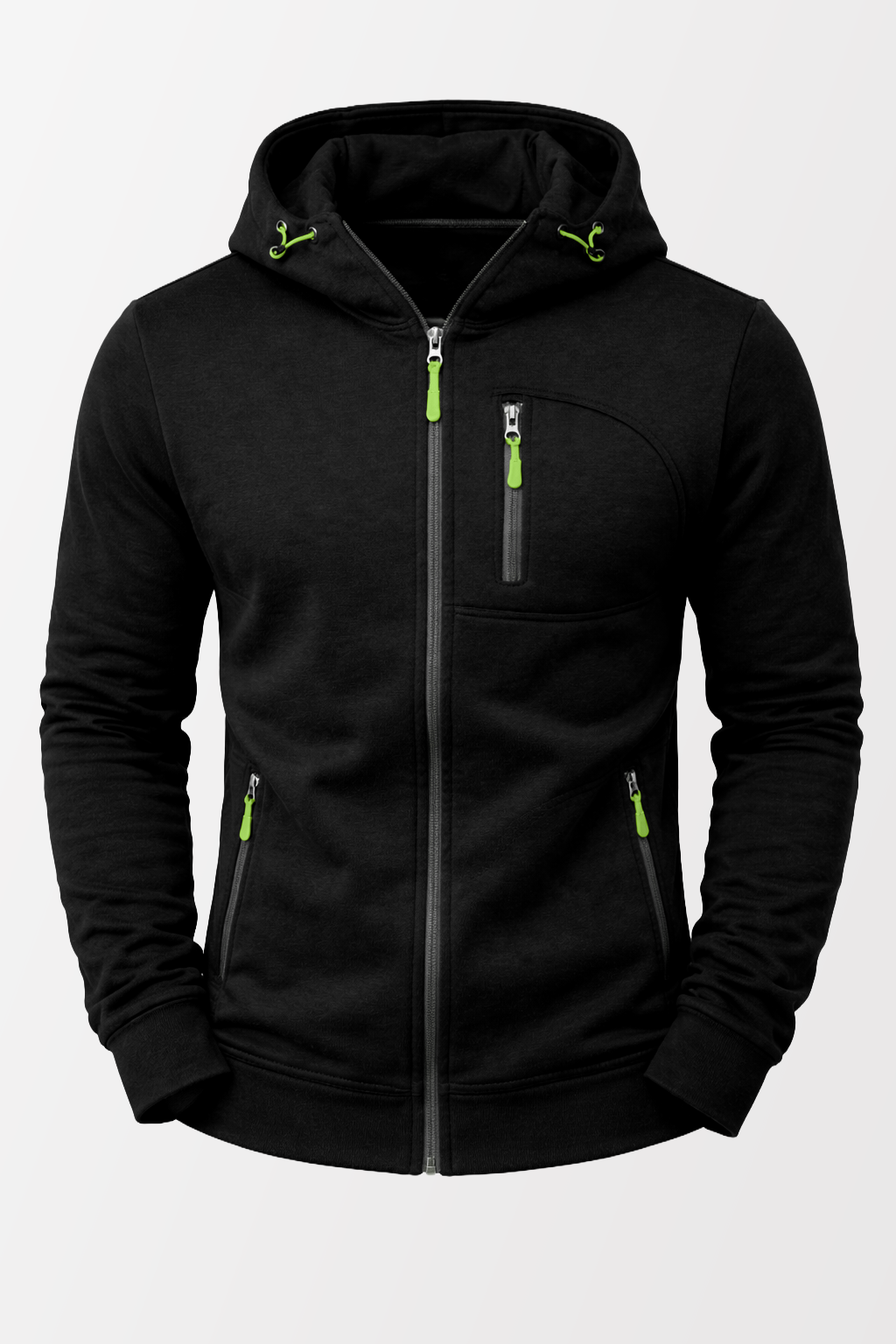 Ethan | Zip-Up Utility Hoodie