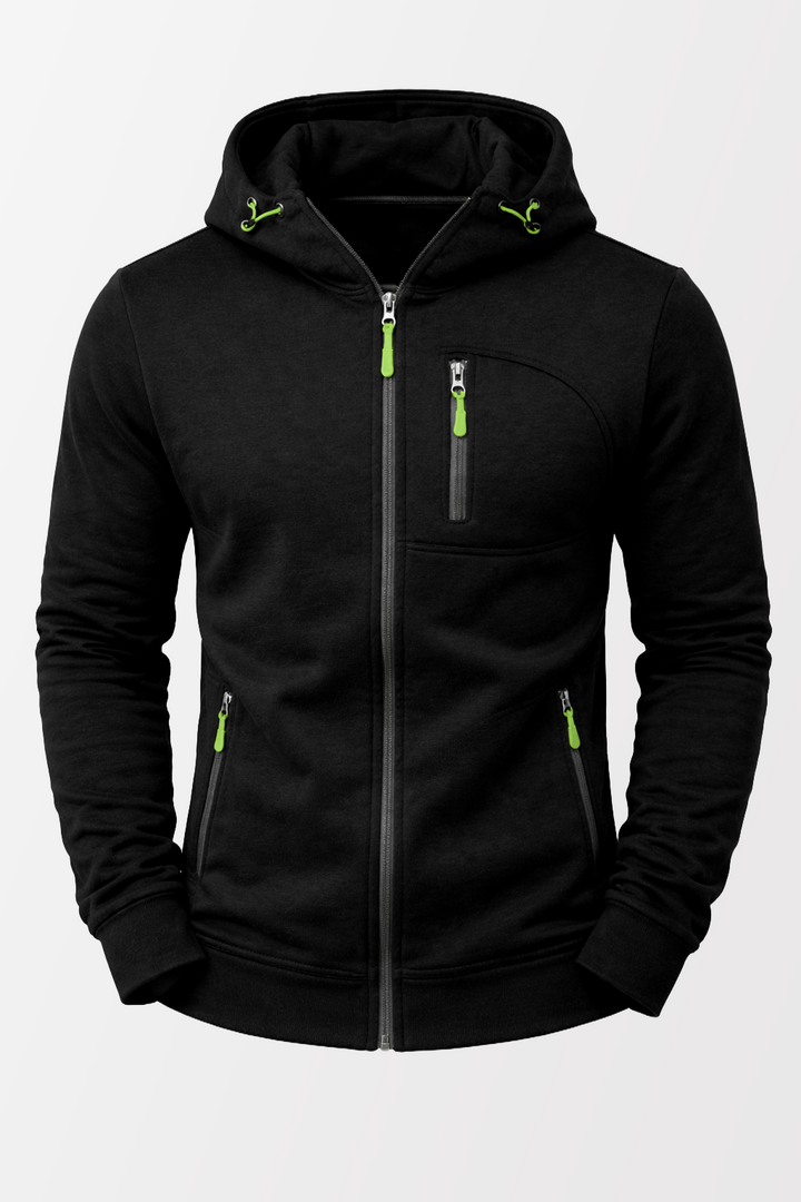 Ethan | Zip-Up Utility Hoodie