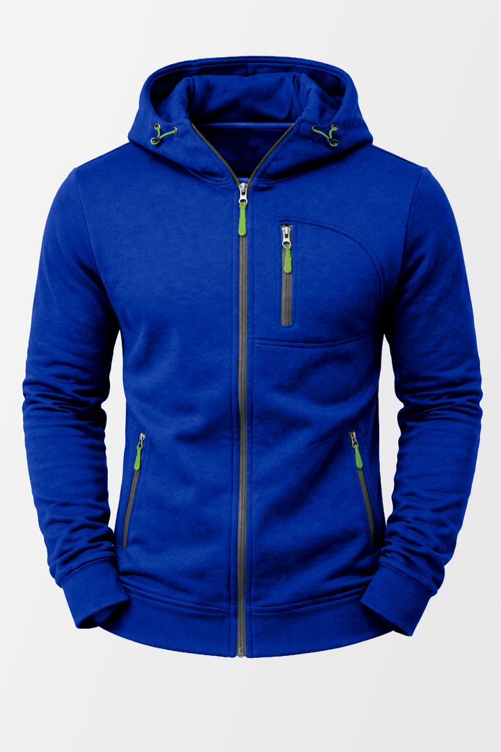Ethan | Zip-Up Utility Hoodie