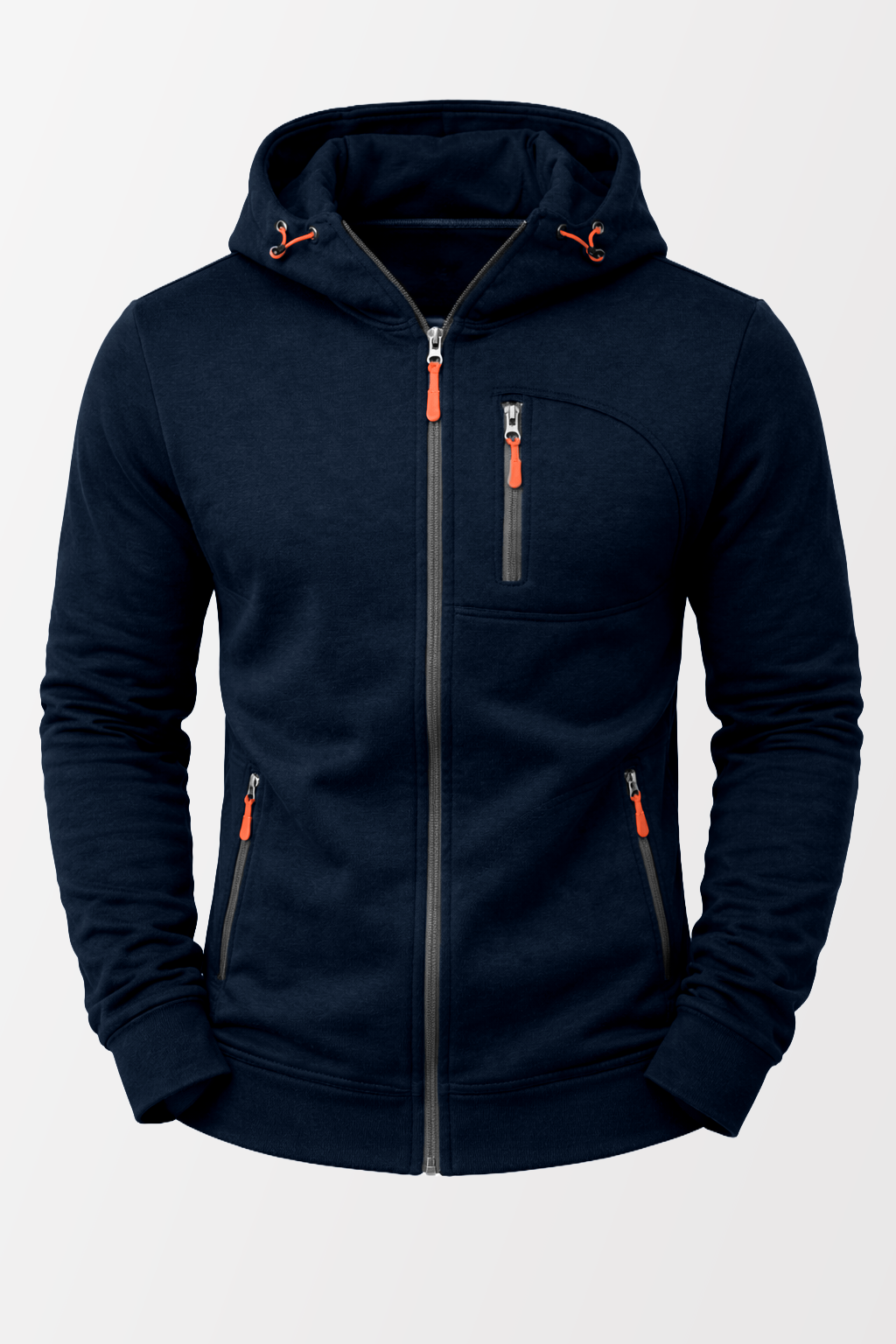 Ethan | Zip-Up Utility Hoodie