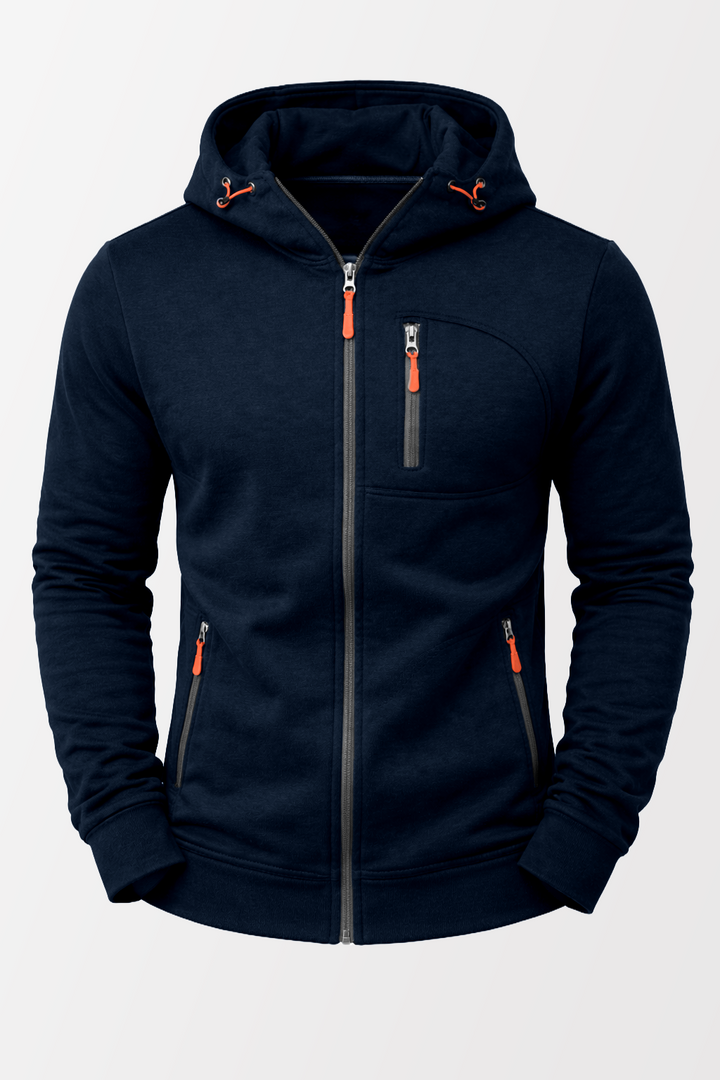 Ethan | Zip-Up Utility Hoodie