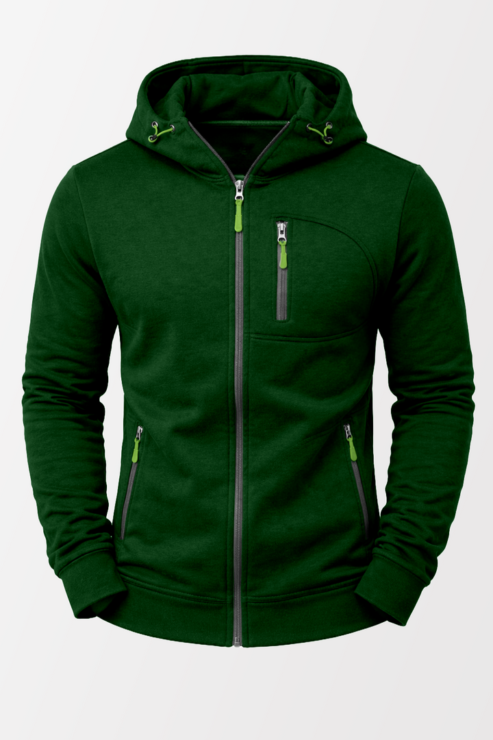 Ethan | Zip-Up Utility Hoodie