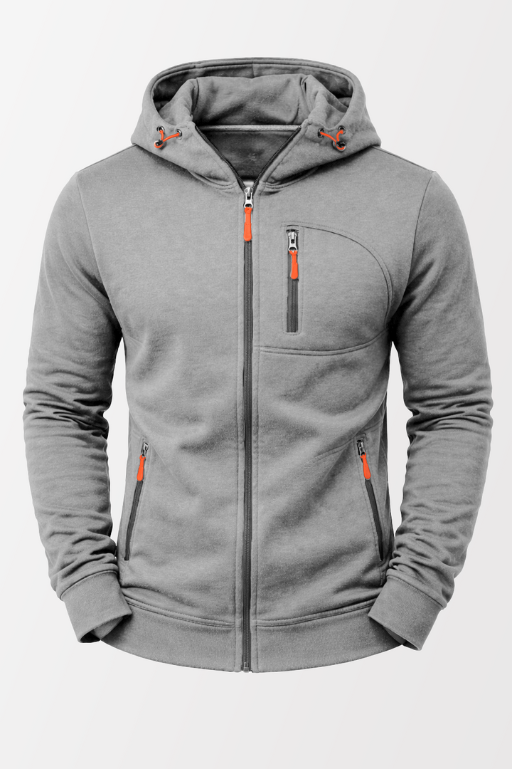 Ethan | Zip-Up Utility Hoodie