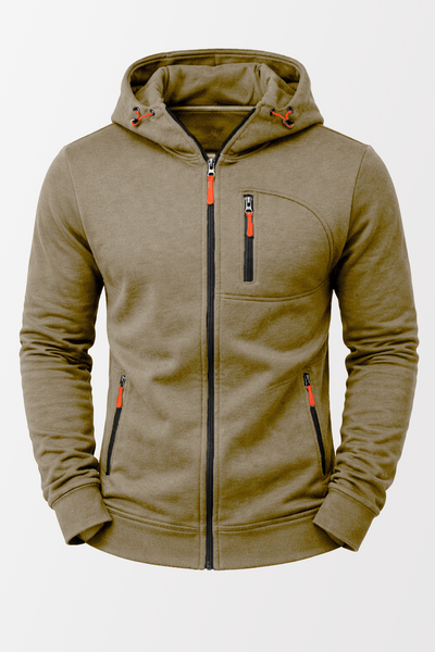 Ethan | Zip-Up Utility Hoodie