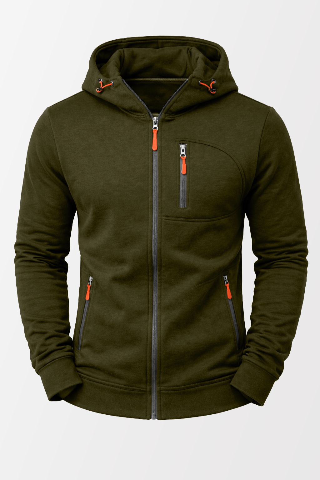 Ethan | Zip-Up Utility Hoodie