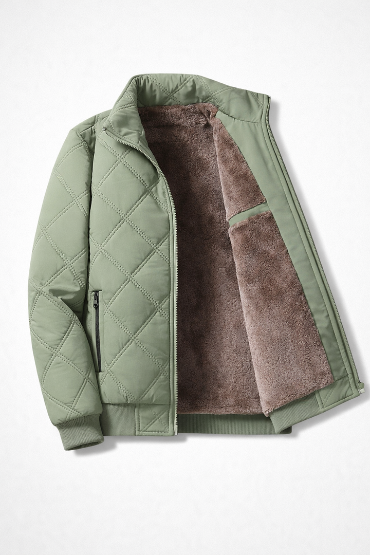 Matteo | Quilted Sherpa-Lined Winter Jacket