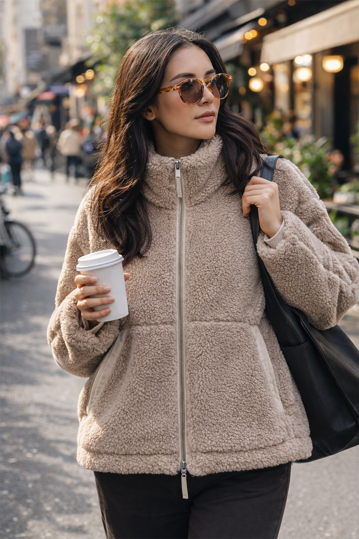 Sophie | Teddy Zip Jacket