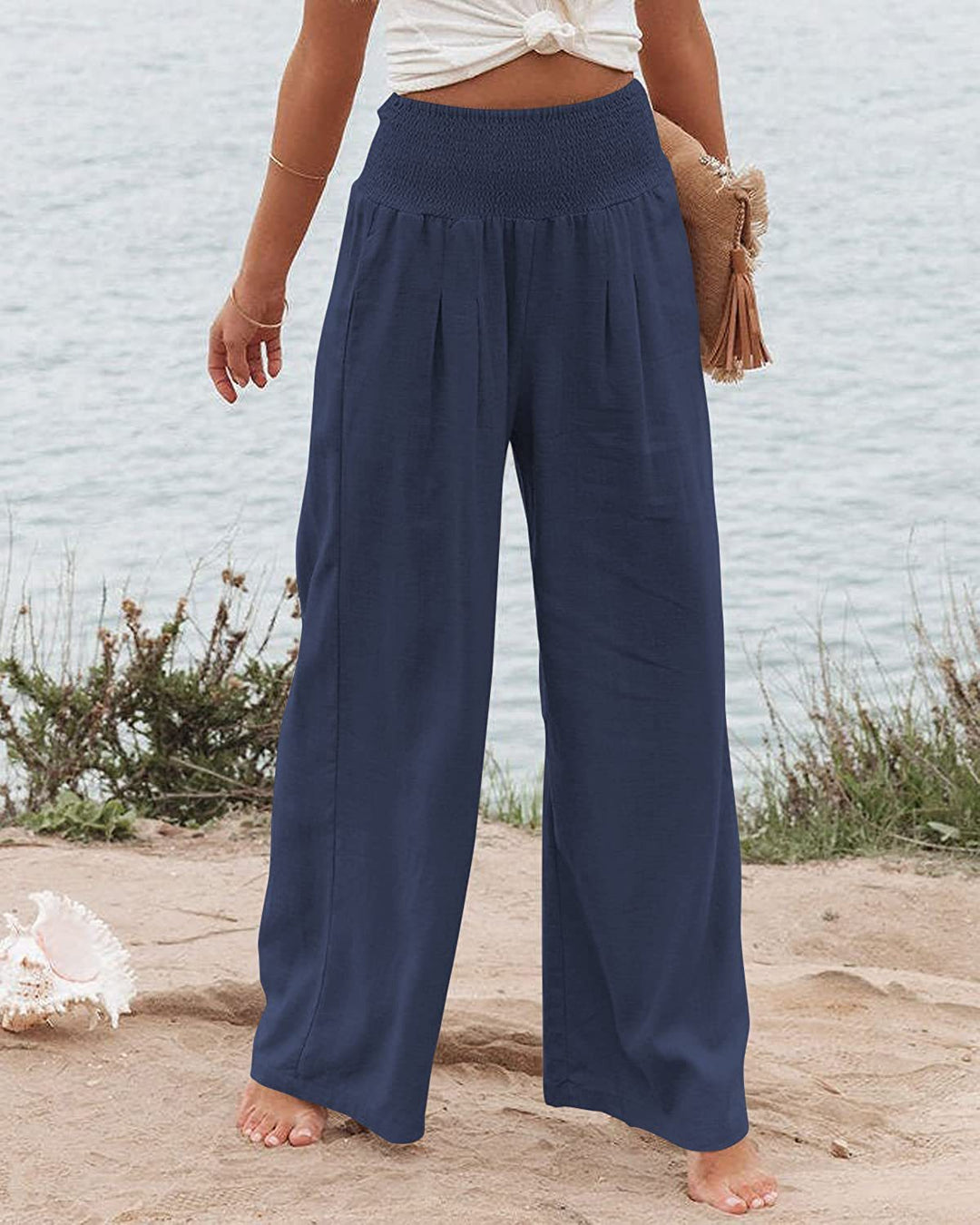 Aria | Flowing Wide-Leg Beach Pants