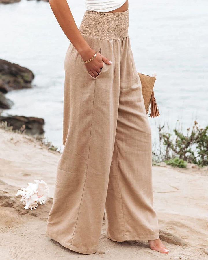Aria | Flowing Wide-Leg Beach Pants