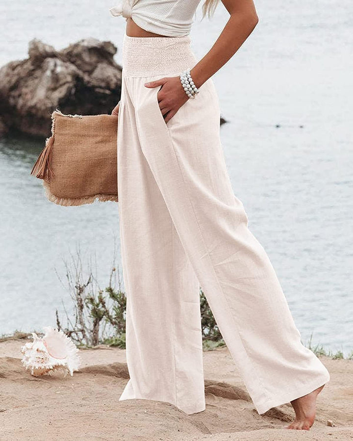 Aria | Flowing Wide-Leg Beach Pants