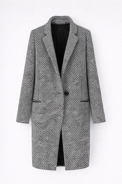 Victoria | Herringbone Tailored Coat