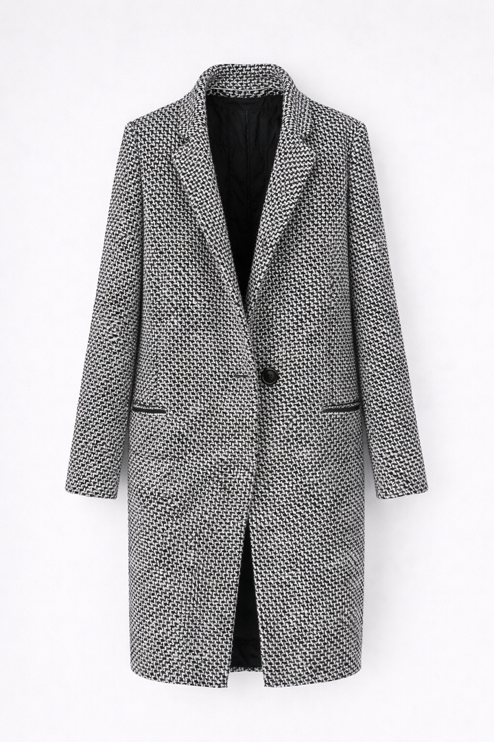 Victoria | Herringbone Tailored Coat