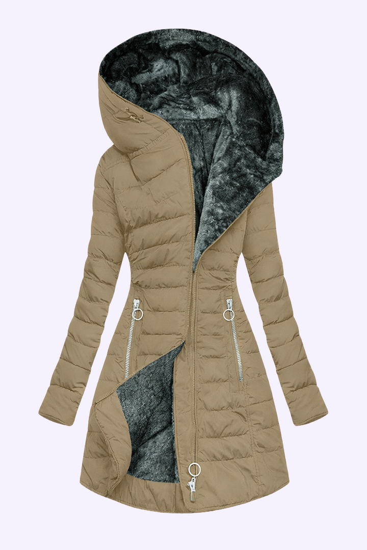 Aurora | Fur-Lined Hooded Winter Coat