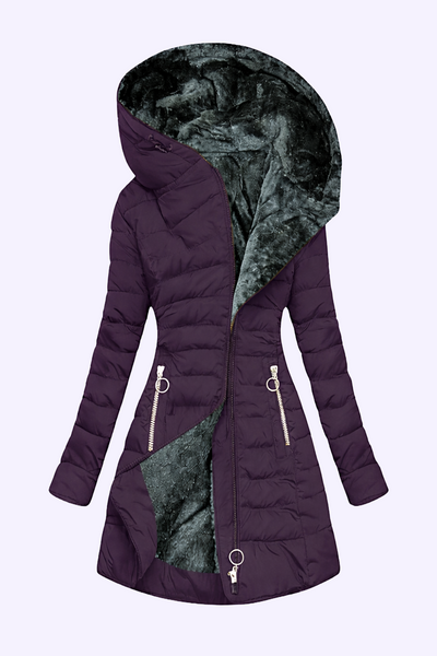 Aurora | Fur-Lined Hooded Winter Coat