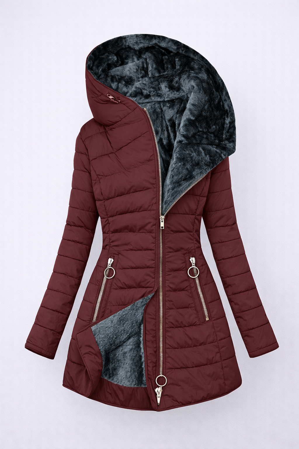 Aurora | Fur-Lined Hooded Winter Coat