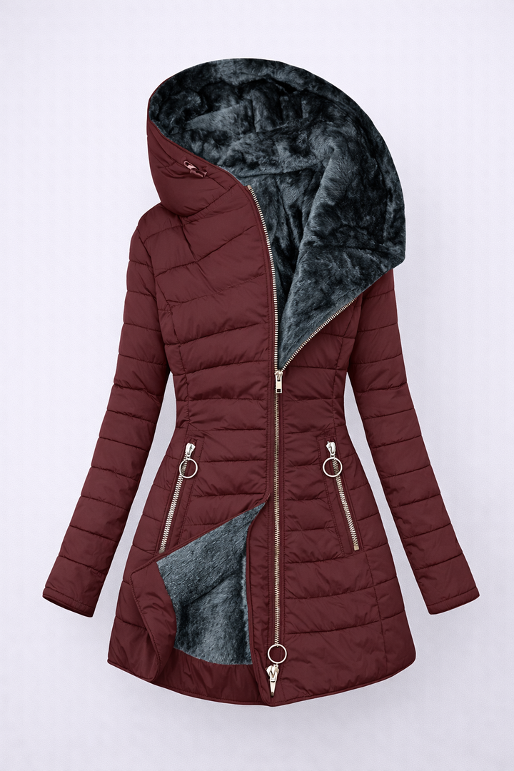 Aurora | Fur-Lined Hooded Winter Coat