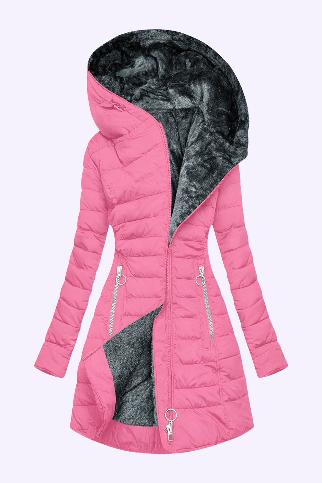 Aurora | Fur-Lined Hooded Winter Coat