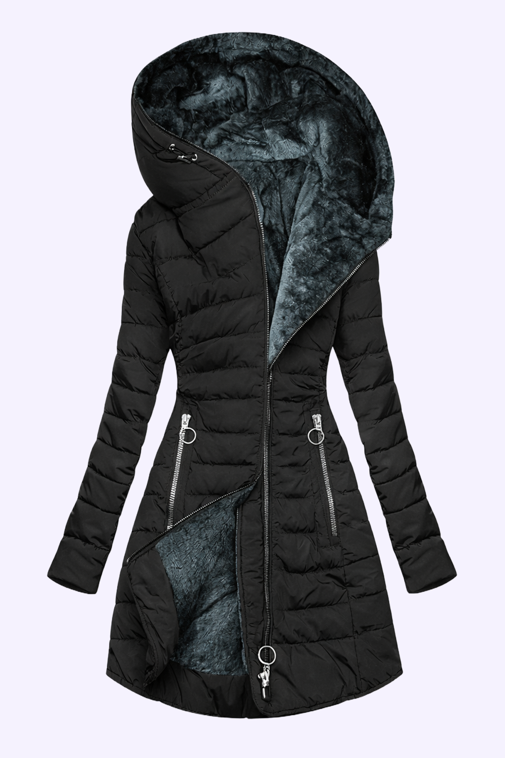 Aurora | Fur-Lined Hooded Winter Coat