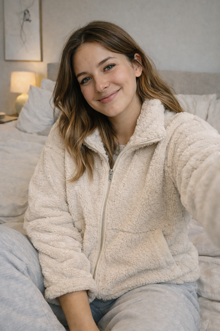 Sophie | Teddy Zip Jacket