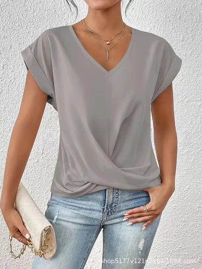Lorainne | Tummy-Tucking V-Neck Top