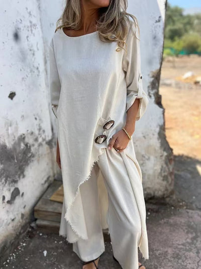 Tamara | Relaxed Linen Blend Set