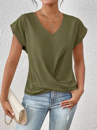 Lorainne | Tummy-Tucking V-Neck Top
